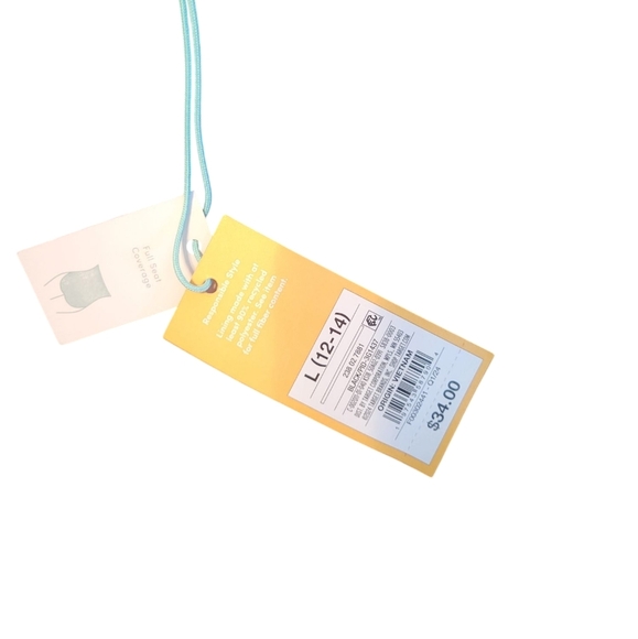 Koa Sol Full Coverage Shirred Front One-Piece Swimsuit, Large (12-14), NWT - Picture 3 of 4